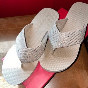 Rhinestone Kelly & Katie Wedge Sandals